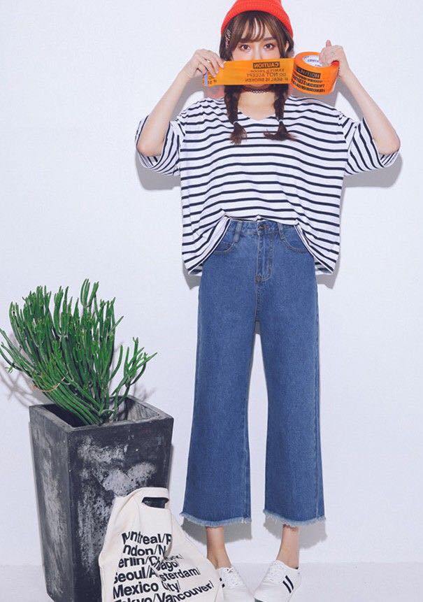 Quần culottes jeans 
