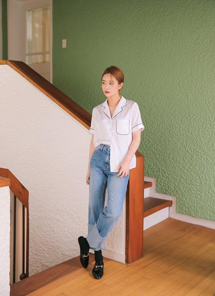 Quần culottes jeans